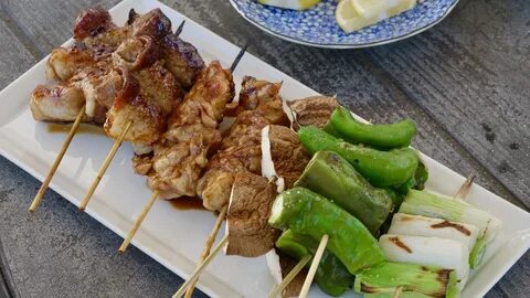 Japanese Easy Japanese Chicken Yakitori Recipe Beef yakitori skewers Japane...