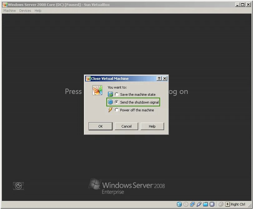Server shutting down перевод. Windows server 2008 shutdown. windows server 2008 core. установка windows server 2008 на virtualbox. сервер был выключен.