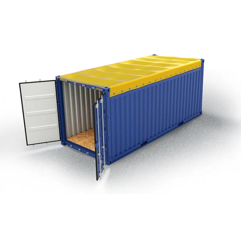 80 Футовый контейнер. Hard Top 20 feet Container with Removable Tarpaulin Top. Грузовой контейнер. Опен топ контейнер.