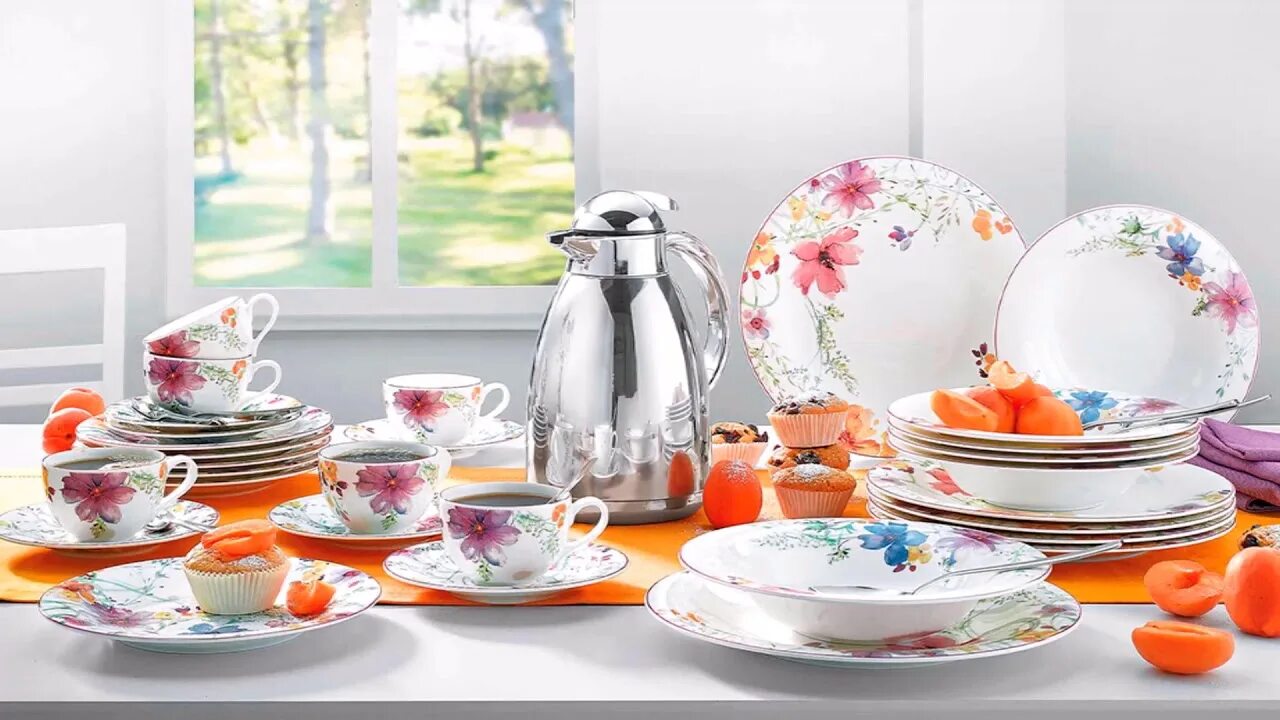 Villeroy Boch посуда. Villeroy Boch Mariefleur Basic. Столовый сервиз Виллерой. Сервиз Виллерой желтый. Посуда новый модель