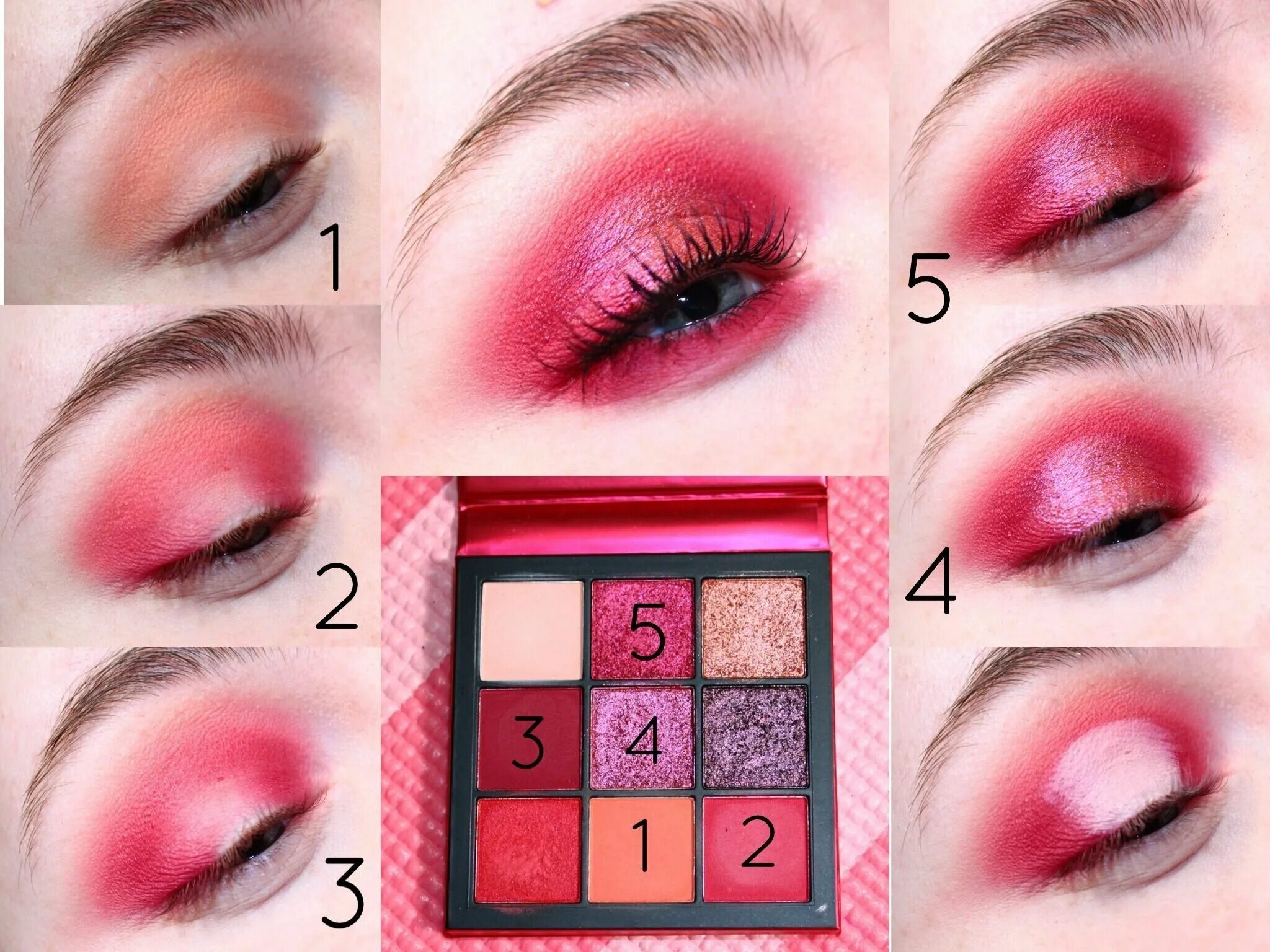 Тени тануки палетка. Макияж палеткой Farres Cosmetics Ruby Obsessions. Макияж Huda Beauty Ruby. Huda Beauty Ruby Obsessions макияж. Макияж с розовыми тенями.