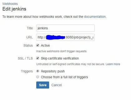 Trigger jenkins