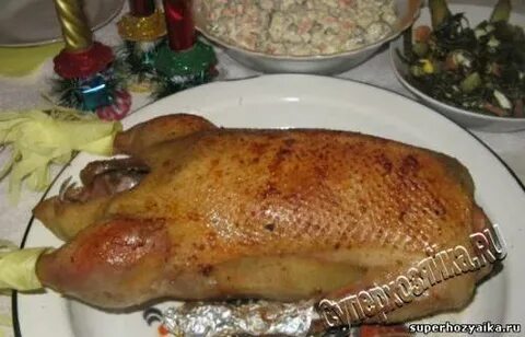 Приготовление вкусного гуся в духовке
