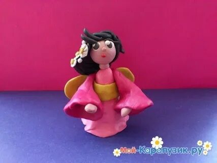 Лепка из пластилина куклы