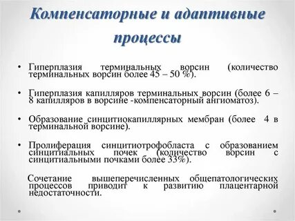 Адаптивные процессы