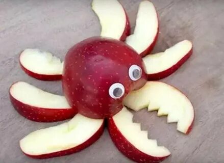 Из фруктов поделки можно