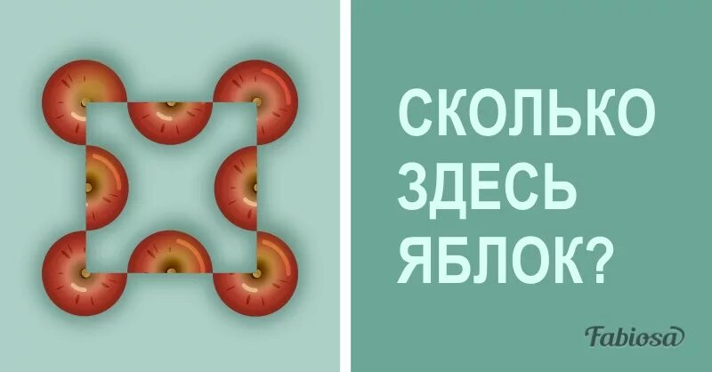 Сколько здесь яблок. Тест картинки психология. Тест с яблоками. Тест. Насколько вы хороший человек? Узнайте с помощью этого яблока!.