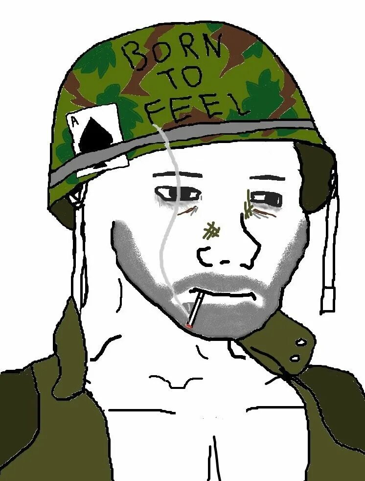 Feeling guy. Wojak Вьетнам. Wojak солдат США. Jew Wojak. Wojak Вермахт.