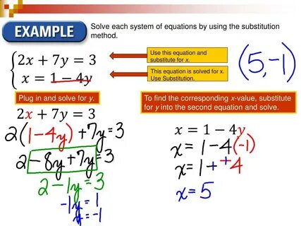 Solve system