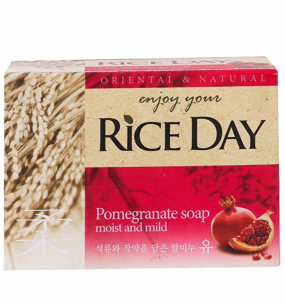 Rice day. Lion Riceday Soap (Yu) 100g мыло туалетное с экстрактом граната и пиона. Туалетное мыло "Rice Day" с гранатом и пионом, 100 г.. Мыло `Rice Day` гранат 100 г. Lion Rice Day мыло туалетное с экстрактом рисовых отрубей 100 гр.