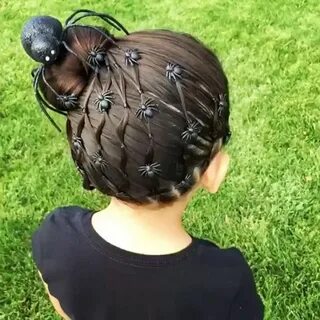 Прическа на хэллоуин для девочки