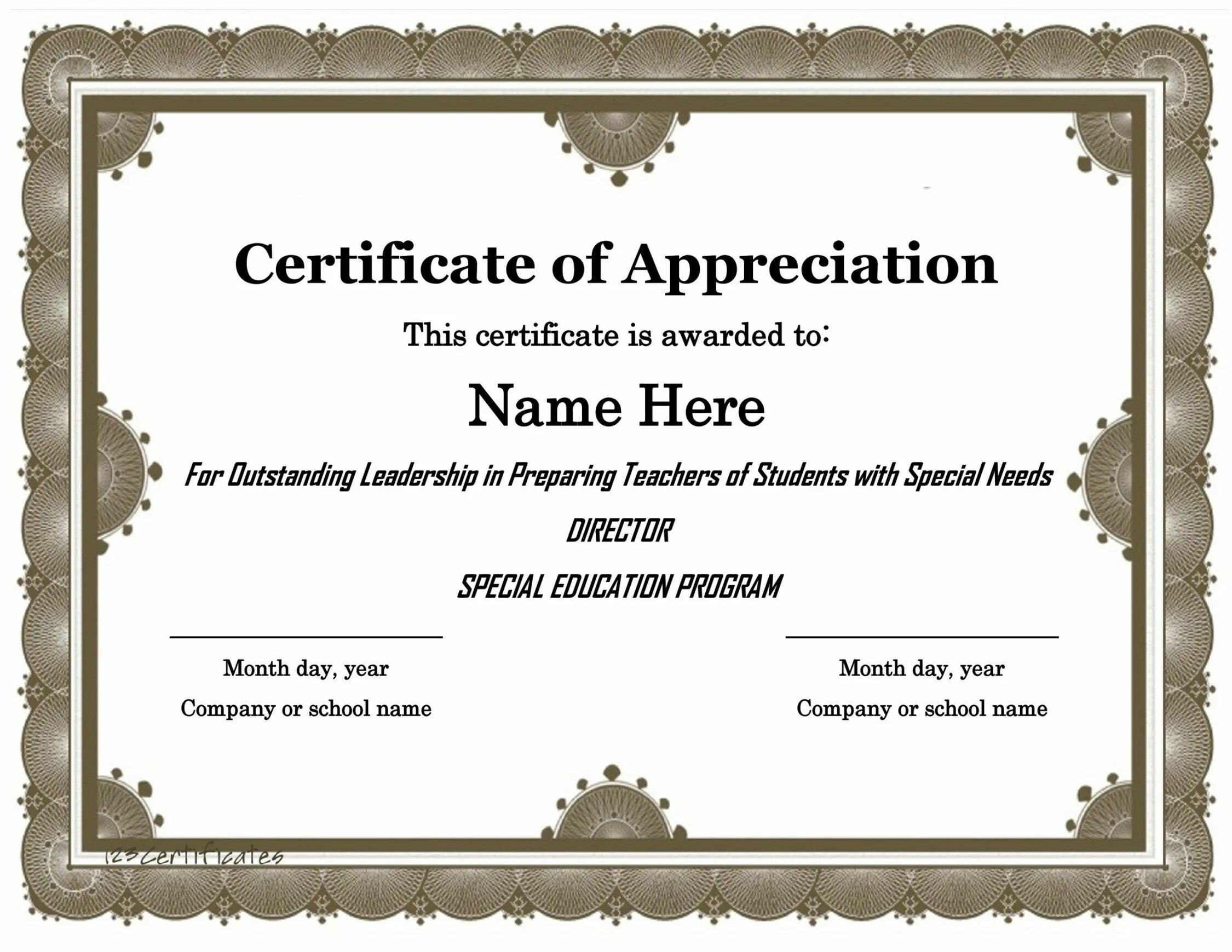 Certificate of Appreciation. Certificate шаблон. Сертификат на английском. Макет сертификата по английскому языку. Special thanks to