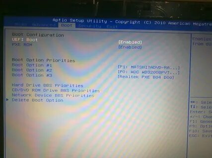 Boot option