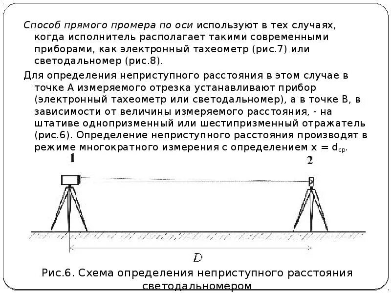 Перенесение проекта в натуру методом промеров Угломерный способ перенесения проекта в натуру