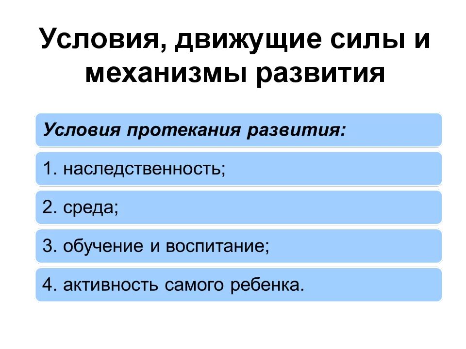 Источники и условия развития. Движущие силы психического развития ребенка. Движущие силы психологического развития ребенка:. Условия и движущие силы развития. Условия и движущие силы психического развития.