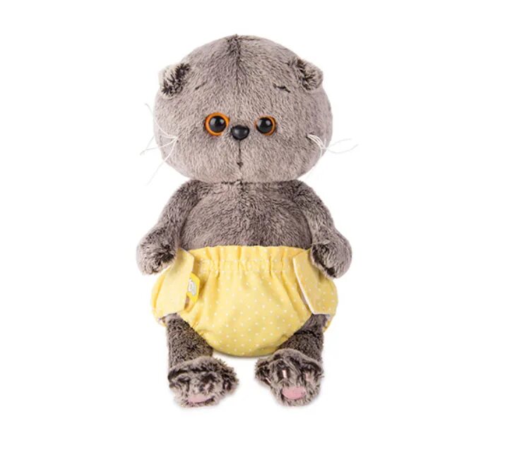 Игрушка мягкая Кот Басик с розовым сердцем - Игротайм