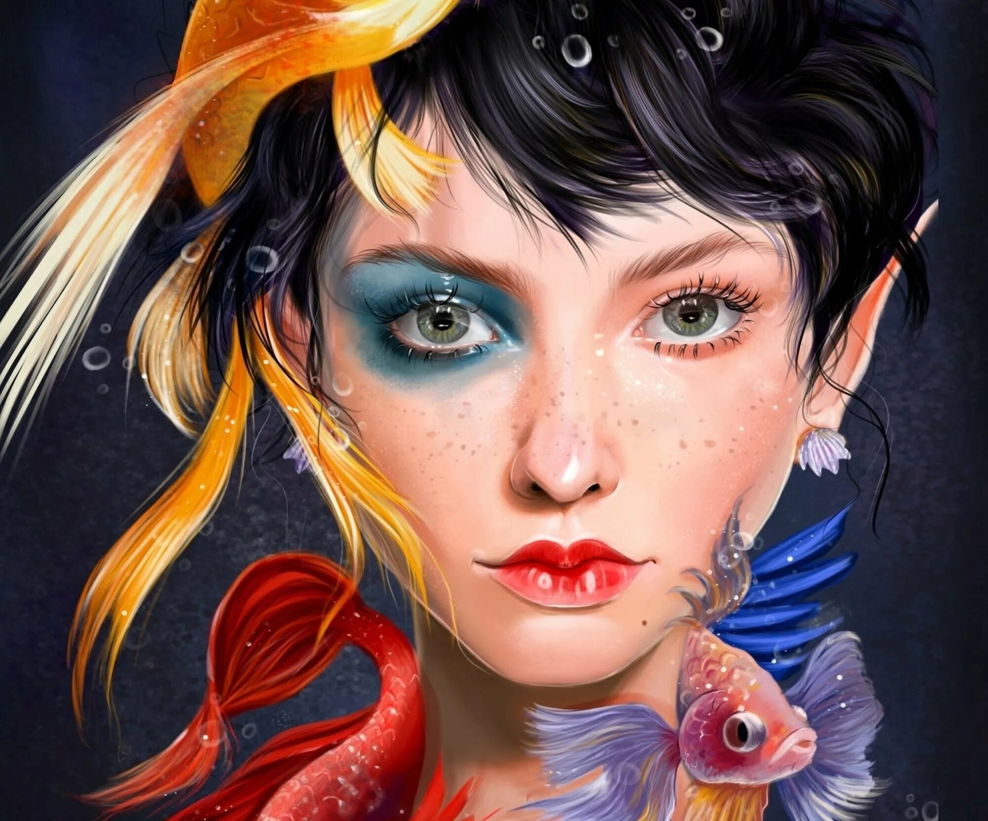 Рыбы фэнтези. Рыбка знак зодиака. Знак рыбы красивый. Девушка рыба как понять. Девушка рыба как понять.