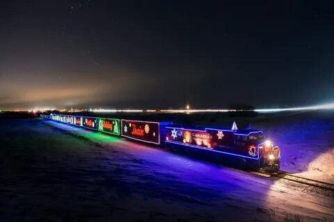 Новогодний поезд фото
