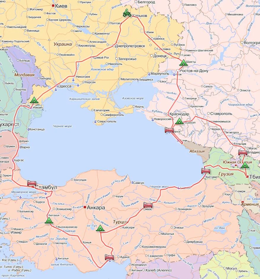 Чёрное море страны вокруг карта. Государства вокруг черного моря на карте. Маршрут вокруг черного моря. Политическая карта вокруг черного моря.