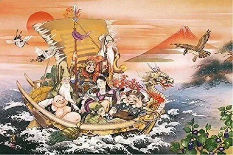 Die 7 Glücksgötter in der japanischen Mythologie