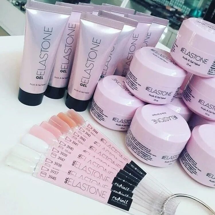 ELASTONE Gel RUNAIL палитра. Гибрид акрила и геля RUNAIL ELASTONE Gel. Акригель ELASTONE. Гель для наращивания ногтей ELASTONE Gel. Gel фото