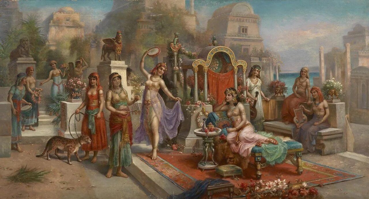 Семирамида царица Ассирии. Вальдек художник картины сады Семирамиды. Амитис (Семирамида). Семирамида, Шамирам.