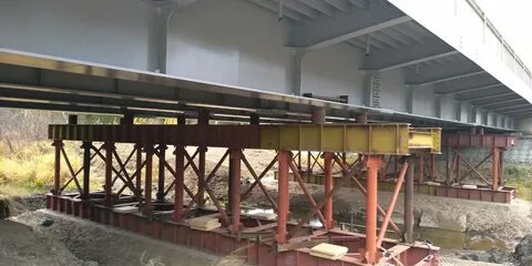 Опоры мостов пролеты