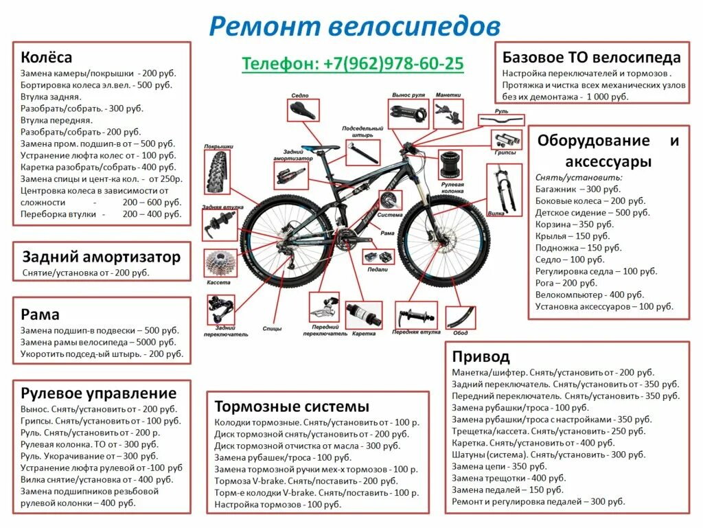 Где отремонтировать велосипед. Прейскурант на ремонт велосипеда. Расценки по ремонту велосипеда. Прейскурант по ремонту велосипедов. Прайс на ремонт велосипедов.