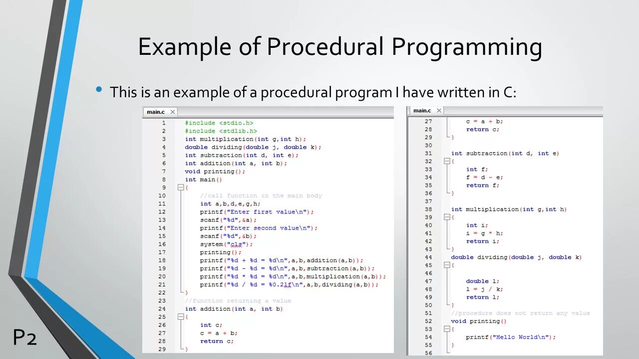 Task 2 toms. Procedural Programming. Procedural non procedural Programming languages. Procedural Programming vs functional. PBE Programming by example.