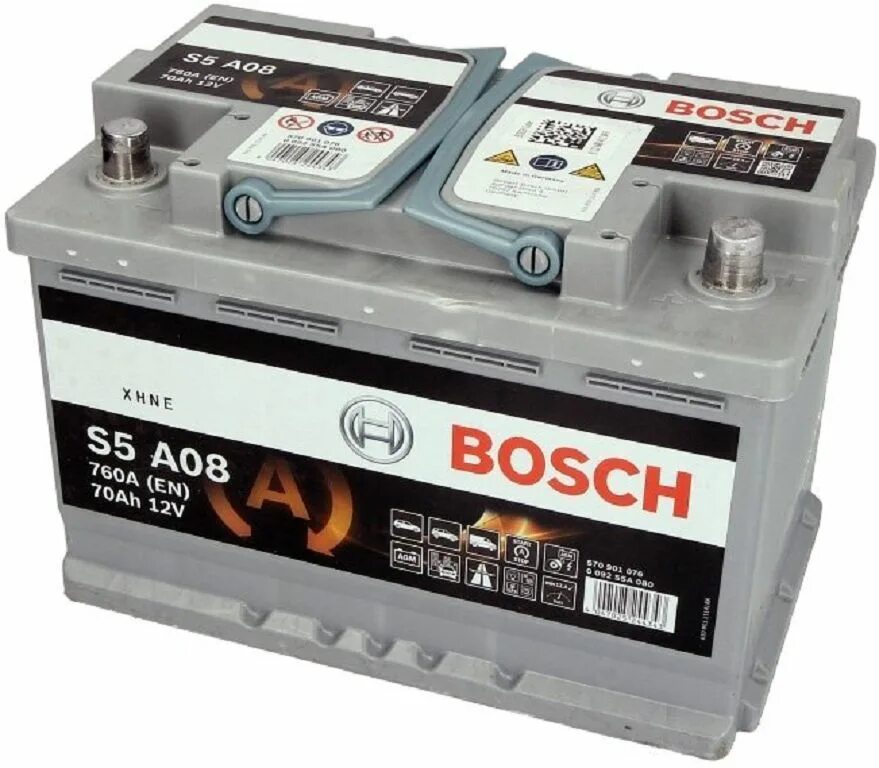 Купить аккумулятор s5. Bosch s5 a08 AGM. Аккумулятор Bosch AGM s5 a05. Bosch 0 092 s5a 080. Аккумулятор Bosch 80ah.