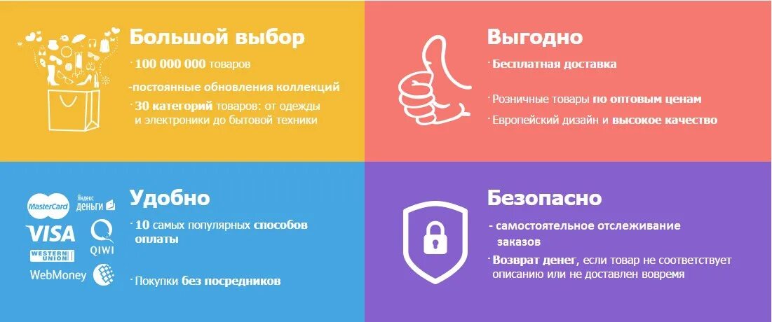 Широкий выбор программ