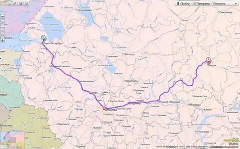 Санкт петербург до коврова