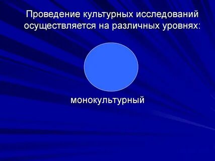 Примеры культурных исследований