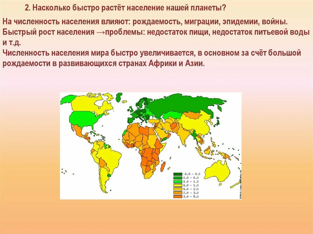 Как быстро растет население страны