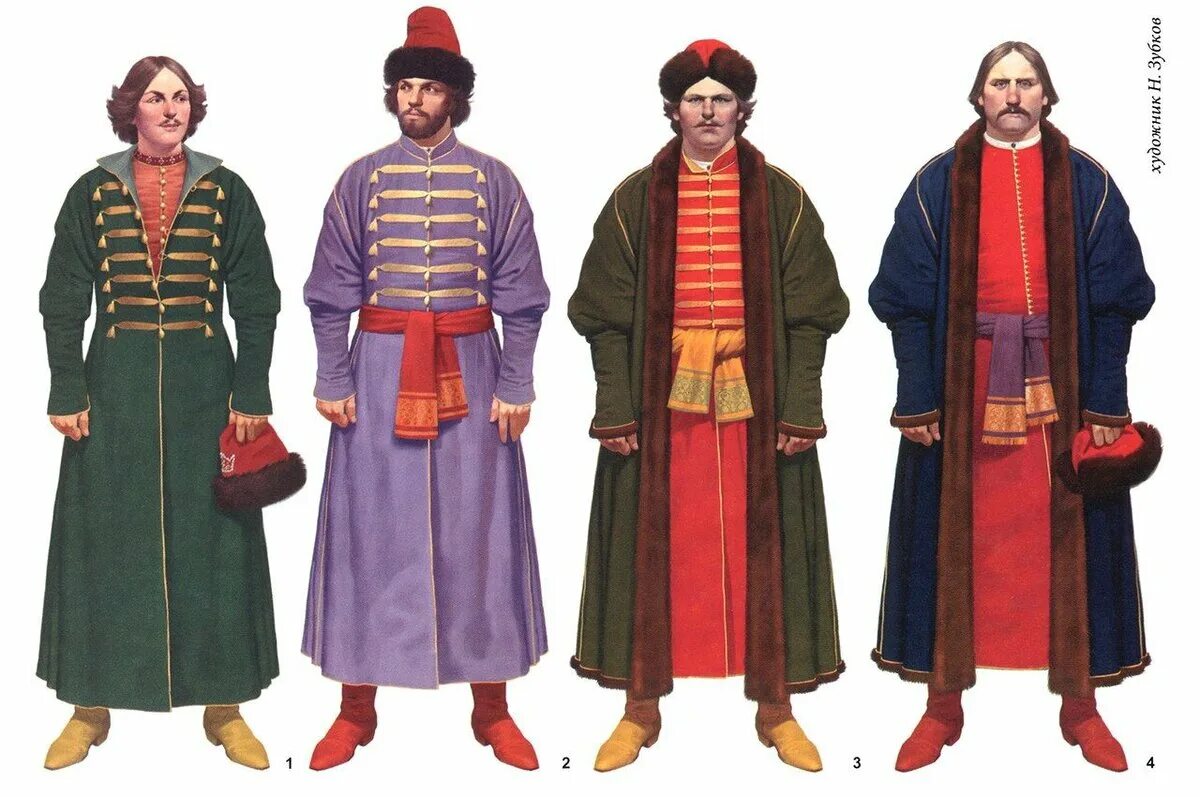 Охочие люди в 17 веке. Боярский кафтан 17 век. Мужская одежда Русь 16 век. Зипун одежда 17 века. Одежда боя р16 - 17 века.