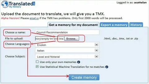 Memory текст на английском
