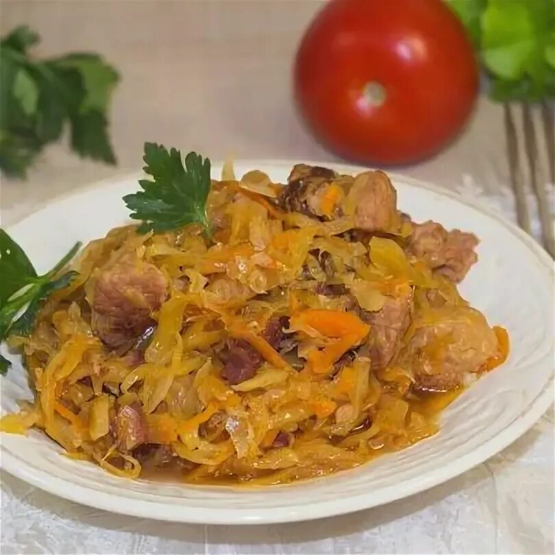Как приготовить вкусную солянку из свежей капусты. Солянка из капусты с мясом.