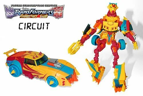 Transformers circuit. Hasbro transformers collectors&#039; club 21.