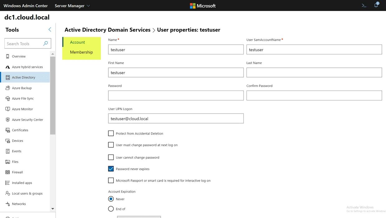 Windows admin Center Active Directory. Admin панель Active Directory. Active Directory Administration Center. Службы интеграции admin Center. Directory extension