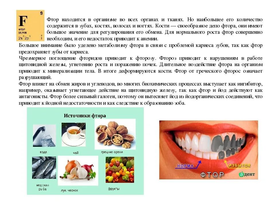 Продукты с фтором. Фтор для чего нужен организму. Избыток фтора в организме человека. Фтор избыток и недостаток в организме. Фтор в продуктах.