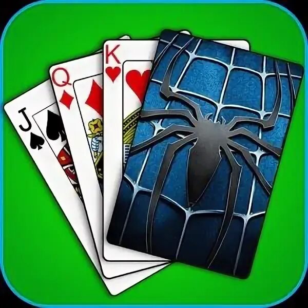 Карты паук андроид. Spider solitaire (microsoft). иконка паук игра.