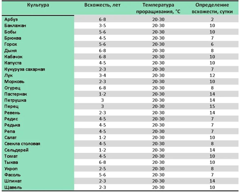 Сроки хранения семян овощных культур. Сколько живут семены. Сроки годности семян овощных культур таблица. Сколько живут семены. Всхожесть семян овощей таблица.