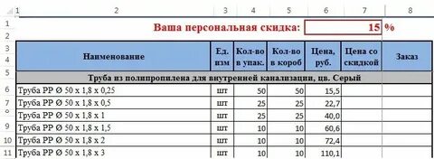 Как считать со скидкой