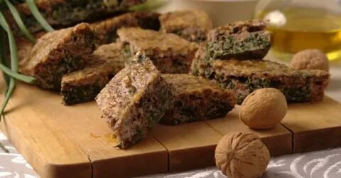 Грецкие орехи с зеленью рецепт