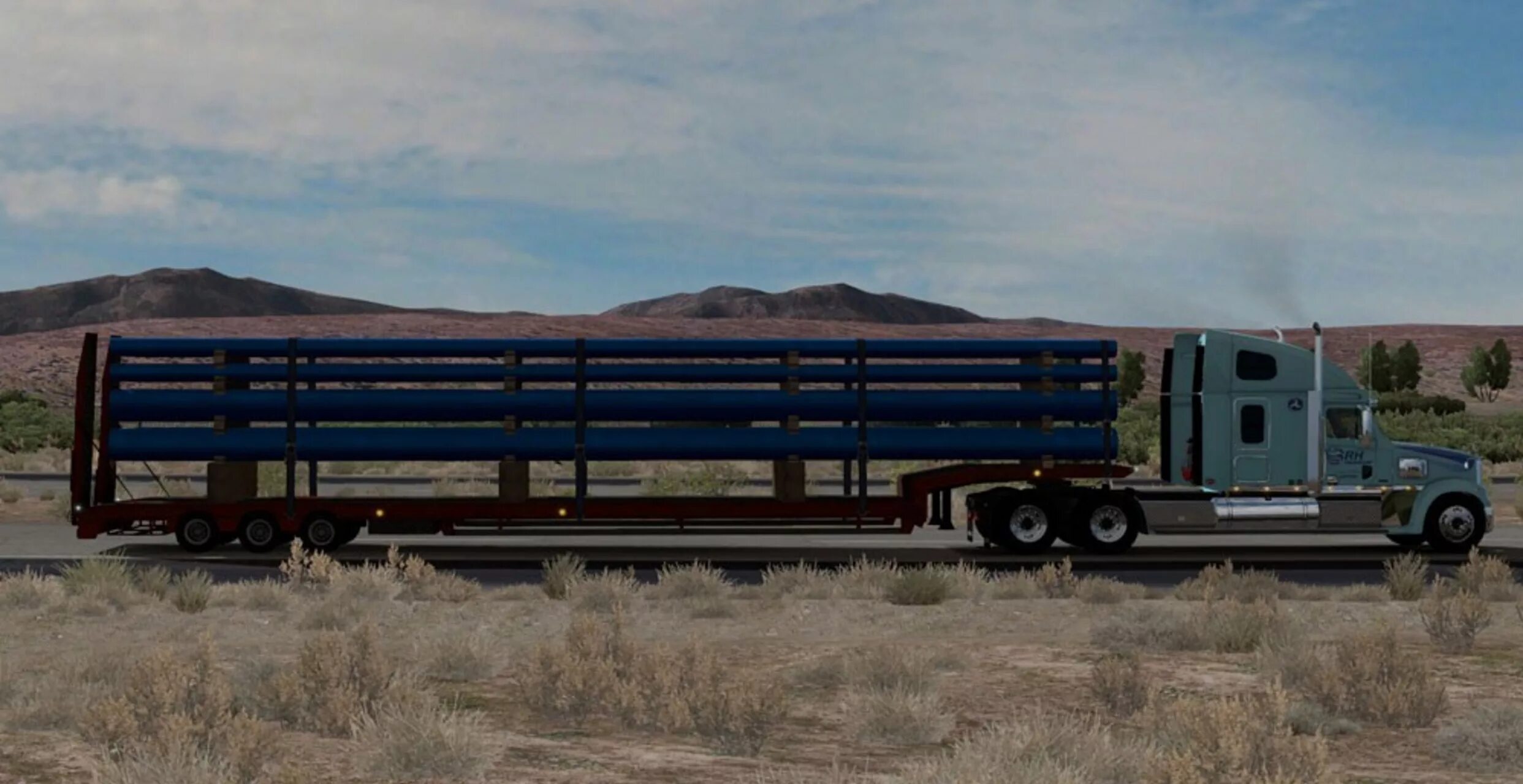 Reefer trailer. Prestige flatbed. Лог карго. Reefer прицеп. Самосвал с бревнами гонка игра прохождение.
