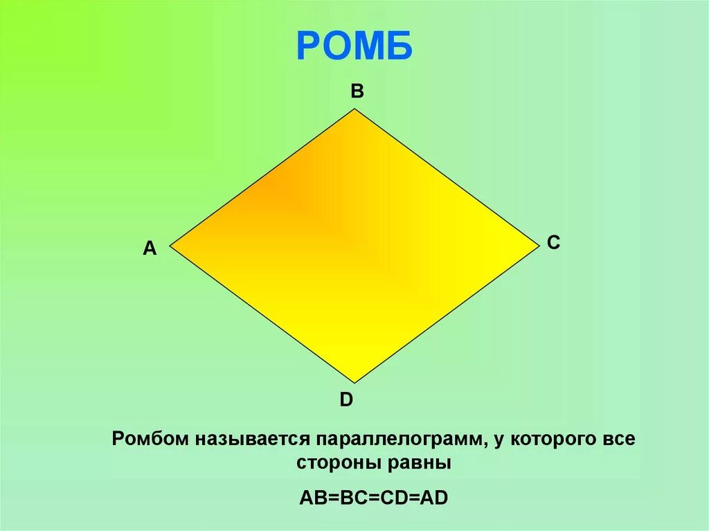 Существует ромб который не является квадратом верно. Ромб. Ромб это четырехугольник. Ромб геометрия. Ромб это параллелограмм.