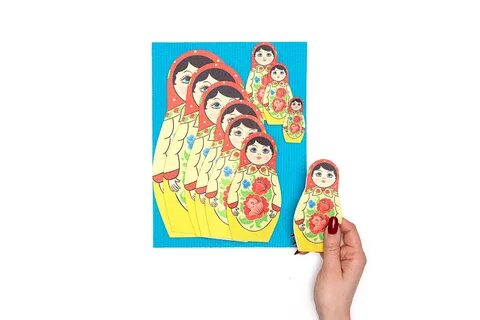Игры на липучках матрешка