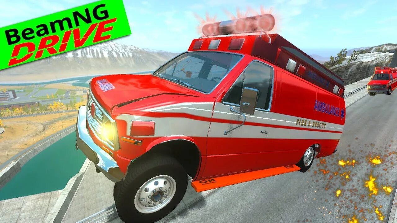 Скорая beamng drive. Beamng drive грузовики. beamng fire truck. beamng drive пожарная машина. монстр трак скорая.