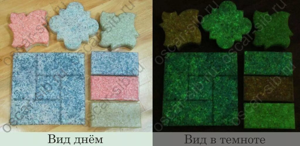 Декоративный камень - люмобетон в Новосибирске