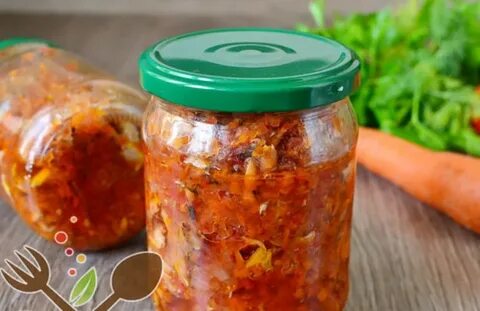 Салат на зиму со скумбрией и перловкой